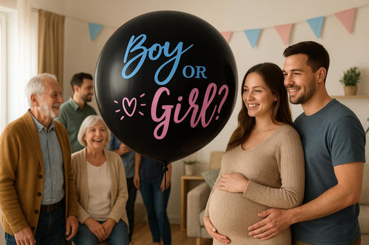 Mega gender reveal ballon