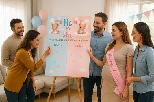 'Baby Brown' Gender Reveal Poster